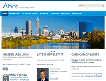 Tablet Screenshot of apics-cind.org